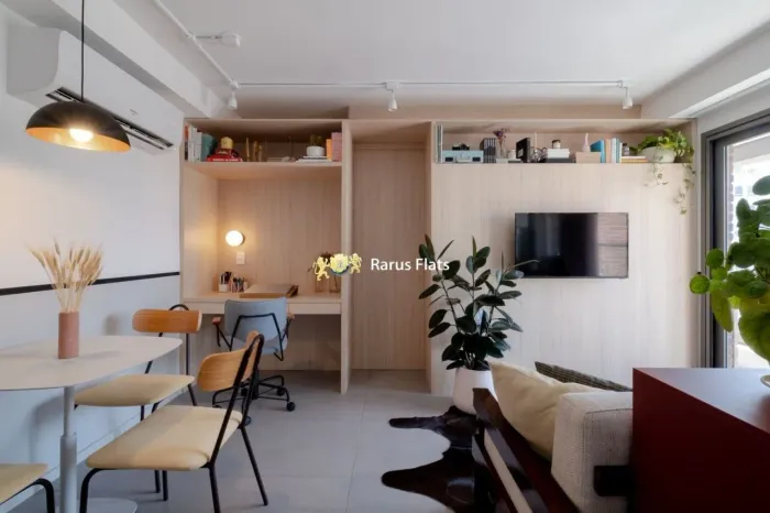 Flat para locação no Itaim Bibi - Edifício Studio Suzano
