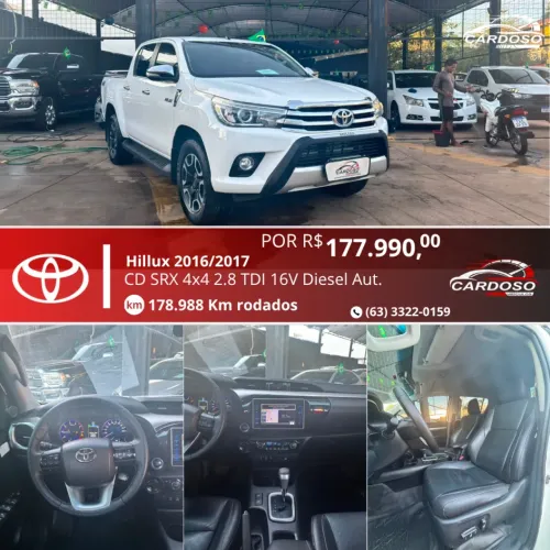 Toyota Hilux CD SRX 4X4 2.8 TDI 16V Diesel Aut. 2017