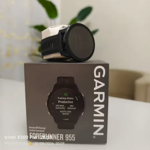 Garmin Forerunner 955 GPS Multibanda Touchscreen 32GB Triathlon Smartwatch Premium ACT OLX
