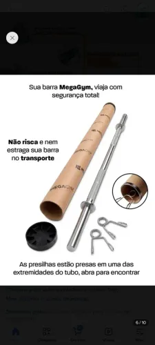 Barra reta maciça