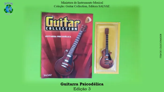 Coleção Guitar Collection, editora SALVAT, edições 3, 25 e 74, com Revista. Peças raras.
