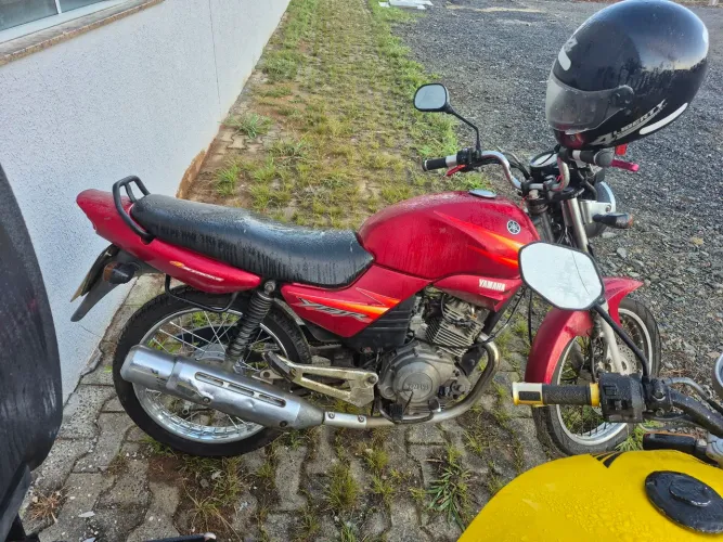 Ybr 125 freio a disco e partida