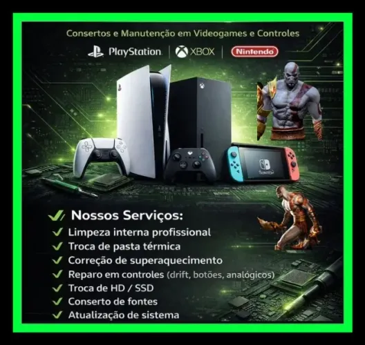 Ps4 consertos modelo fat e slim