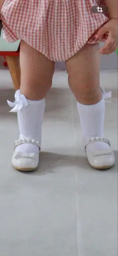 Sapatinho de bebê usado 1 vez