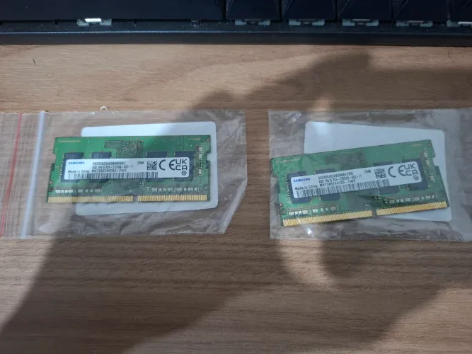 Troco 2 memórias ram 4g ddr4 3200MHZ notebook por uma 8gb ddr4 notebook 2133MHZ