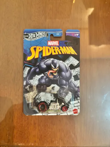 CARRINHO HOT WHEELS SILVER SERIES SPIDER-MAN / HOMEM-ARANHA VENOM