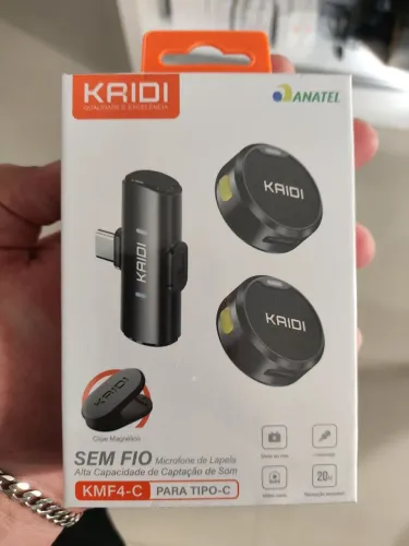 Microfone sem fio para tipo c