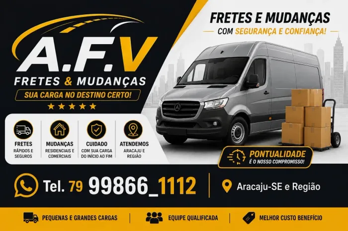 Frete, fretes, mudanças