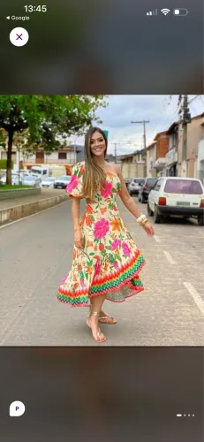 Vestido farm paraíso dos abacaxis