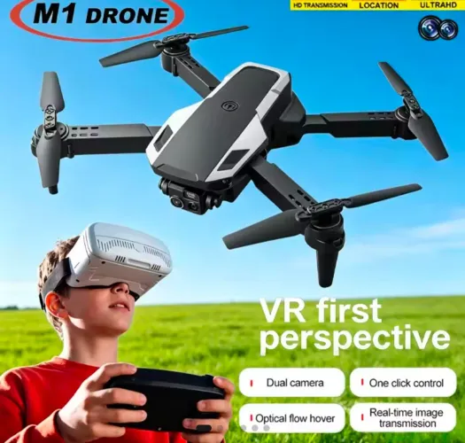 DRONE M1 COM CAMERA E ÓCULOS VR