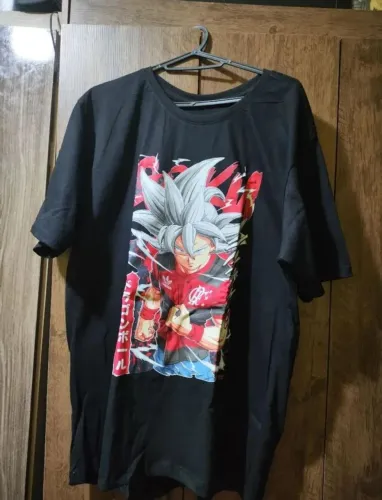 Camisa Goku Flamengo tamanho G 
