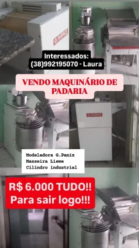 Maquinário de padaria