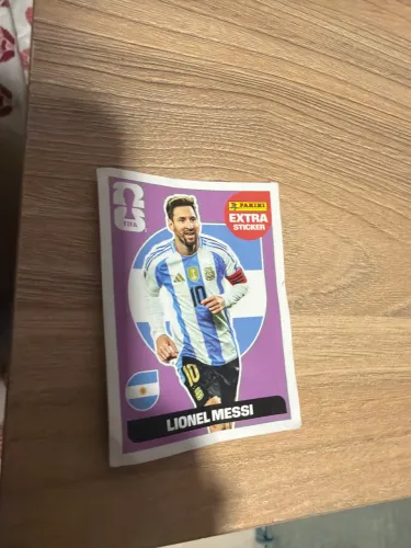 Figurinha Messi Legend Roxa