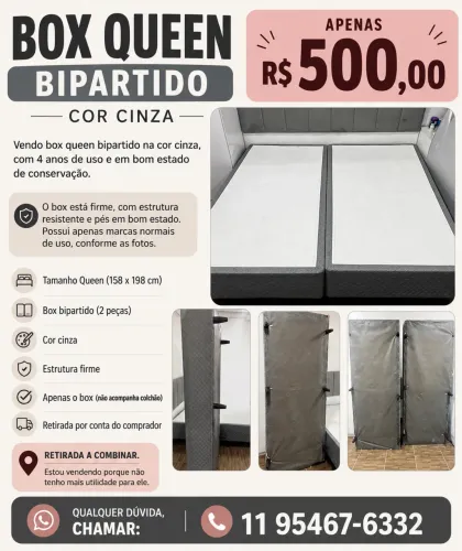 Box Queen Bipartido