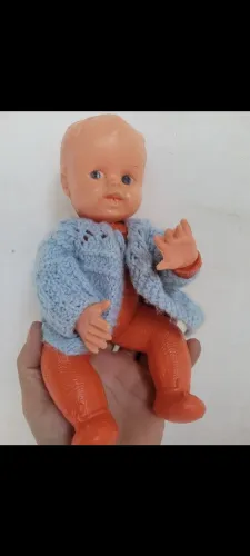 Boneca plástico bolha anos 70