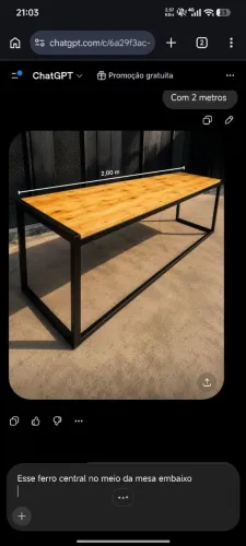 Mesa industrial 