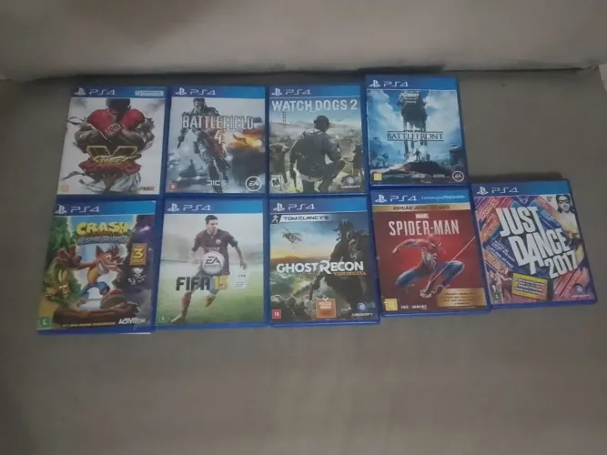 Lote de jogos ps4