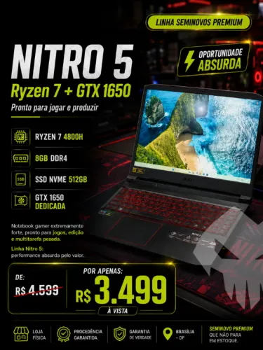Notebook Acer Nitro 5