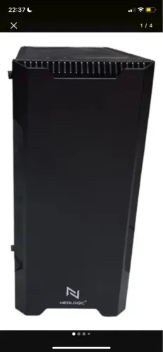 Gabinete Atx Gamer Neologic Tampa Vidro Sem Fonte Preto Preto