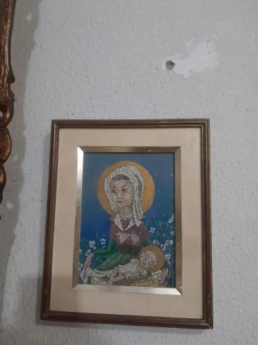 Antiga obra de arte na ceramica