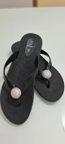 Chinelo com Pedras Strass n 39