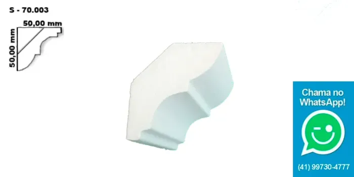 Sanca de Isopor com Gesso