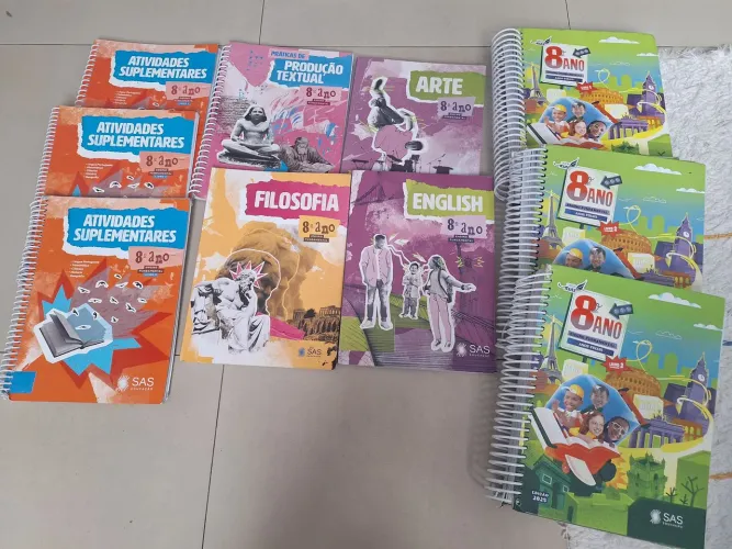 Livros SAS 8° ano