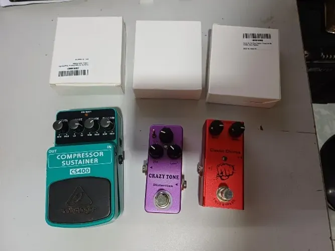 PEDALEIRA (KIT) - COMPRESSOR - DISTORÇÃO - ECHOE