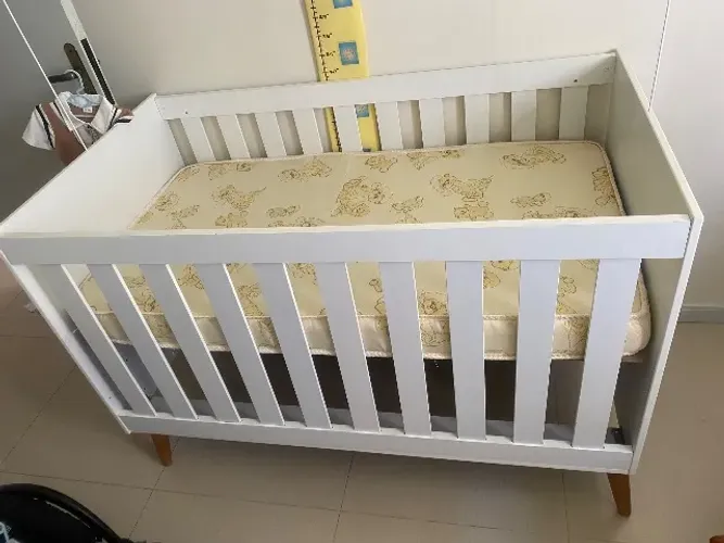 Vendo Berço Mini Cama Estrela Ternura, nunca usado com colchão