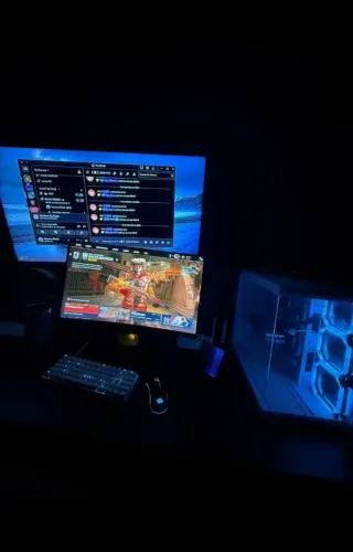 pc gamer ryzen 5 5600gt rx 580 16gb monitor benq 27