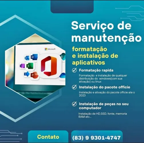 SERVICOS PARA COMPUTADOR NO GERAL