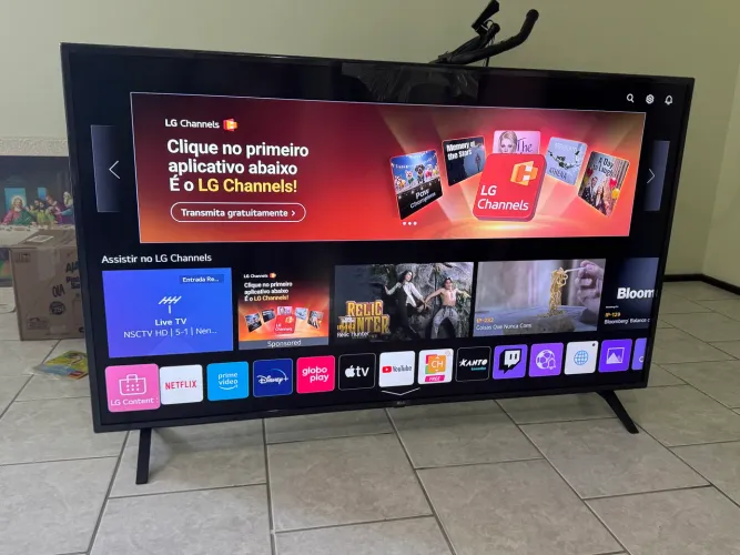 Tv 60 Smart LG 4k UHD no plástico 