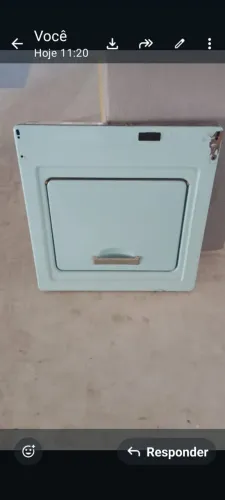 TAMPA DA LAVADORA DE ROUPAS BRASTEMP GRAN LUXO ANTIGA ORIGINAL AZUL RELIQUIA
