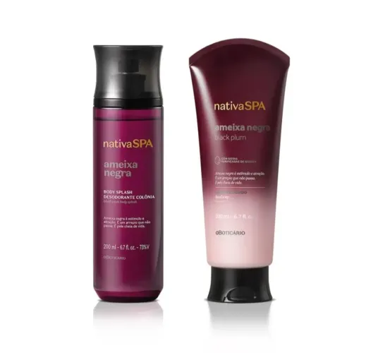Kit NATIVA SPA AMEIXA NEGRA HIDRATANTE + BODY SPLASH