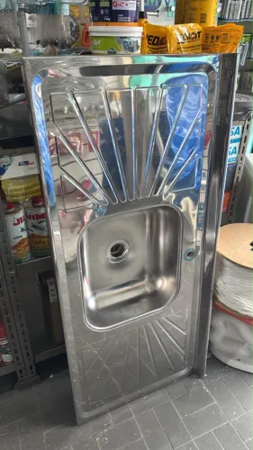 Pia inox 1,20