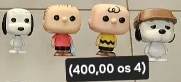 Lote de funkos Snoopy