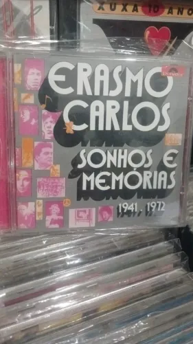 CD ERASMO CARLOS - SONHOS E MEMÓRIAS - 120 NOVO