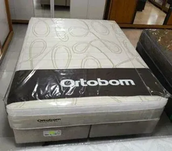 Cama Box Casal 1,38x188x34cm - Oferta!!