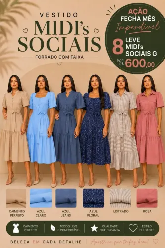 Vestidos moda cristã evangélica modéstia Goiânia 