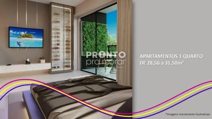 Flat com 1 quarto em Muro Alto