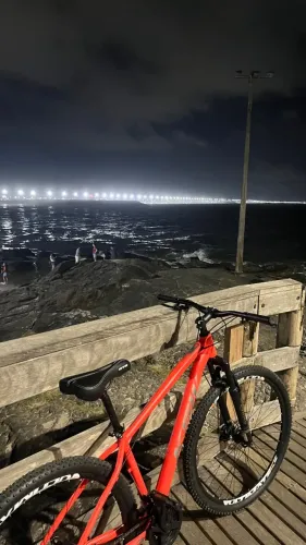Bicicleta KSW XLT 100 Aro29- Laranja Neon