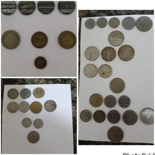 Coleção de moedas/notas/cartões 