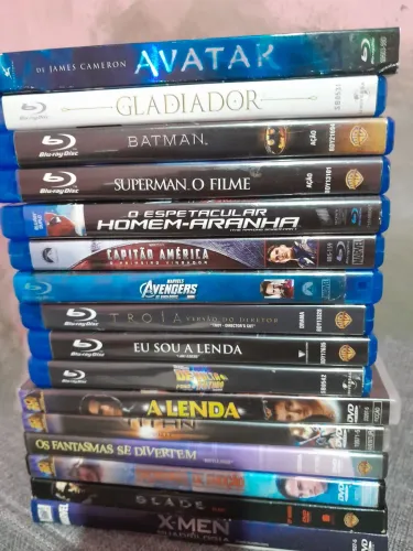 Grande Lote Blu-rays DVDs Raridades e Promocionais. Valores na descrição. Monte seu lote
