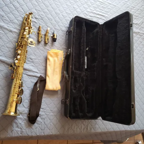 Sax soprano reto Michael 1999 laqueado impecável!