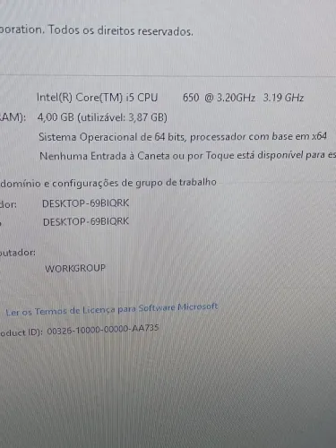 Vendo I5 funcionando certinho