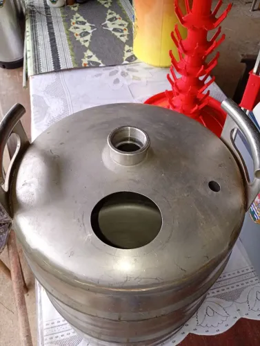 Fermentador presurizado inox barril chopp