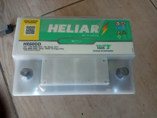 Bateria Heliar 60 amperes (NOVA)