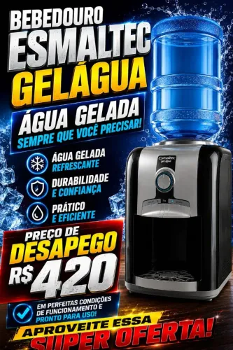 Bebedouro Esmaltec gelágua