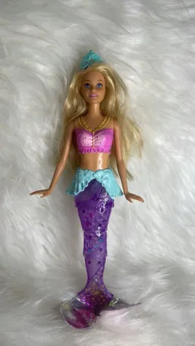 Barbie Sereia brilhante Mattel - FUNCIONANDO - Bateria não acompanha!