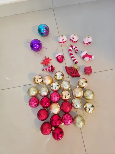 Itens decoração árvore de Natal
